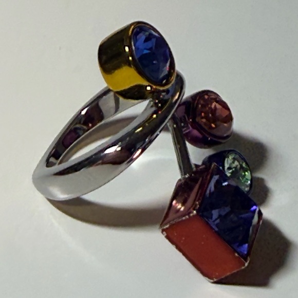 Atelier Swarovski by Peter Pilotto Arbol Cocktail Ring Size 6 - Picture 4 of 7